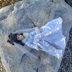 Vintage Kimberly Bridal Doll White Satin Bride
